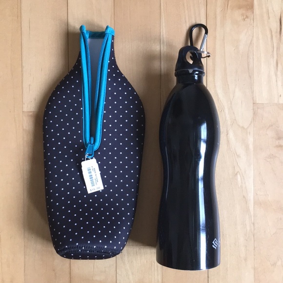 2/$20 J.Crew Neoprene bottle cover insulator navy - Picture 7 of 10